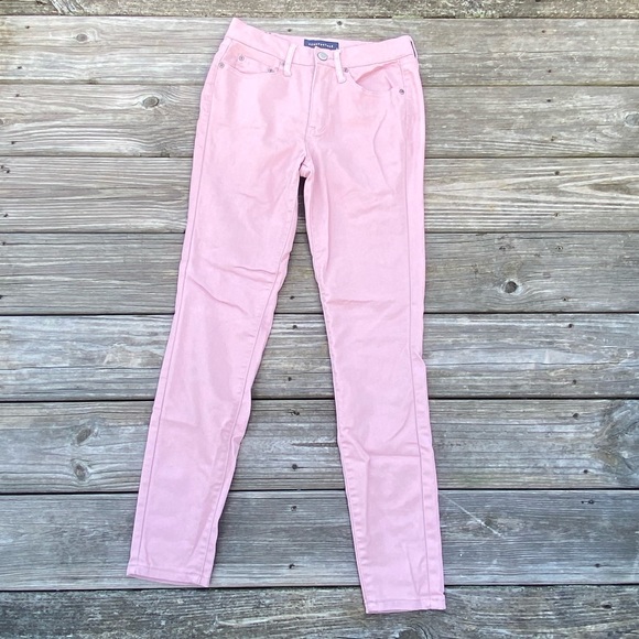 Aeropostale pink high waist skinny jeans size 4 regular - Picture 3 of 12